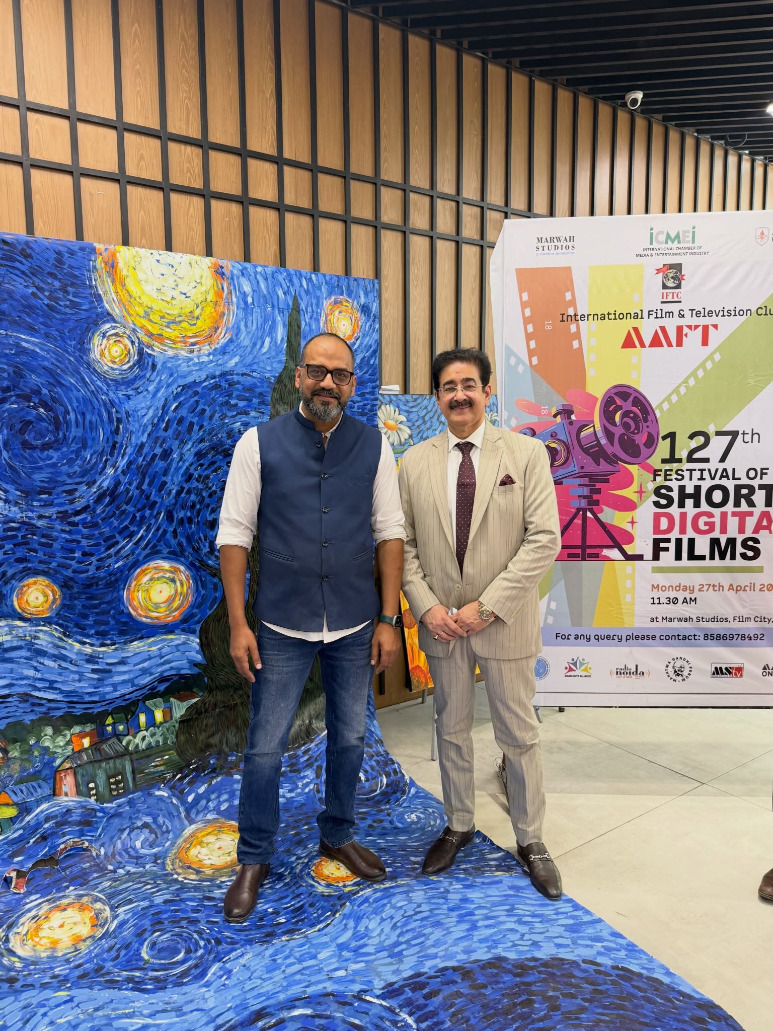 Vijay Sharma at the 127th Festival of Short Digital Films