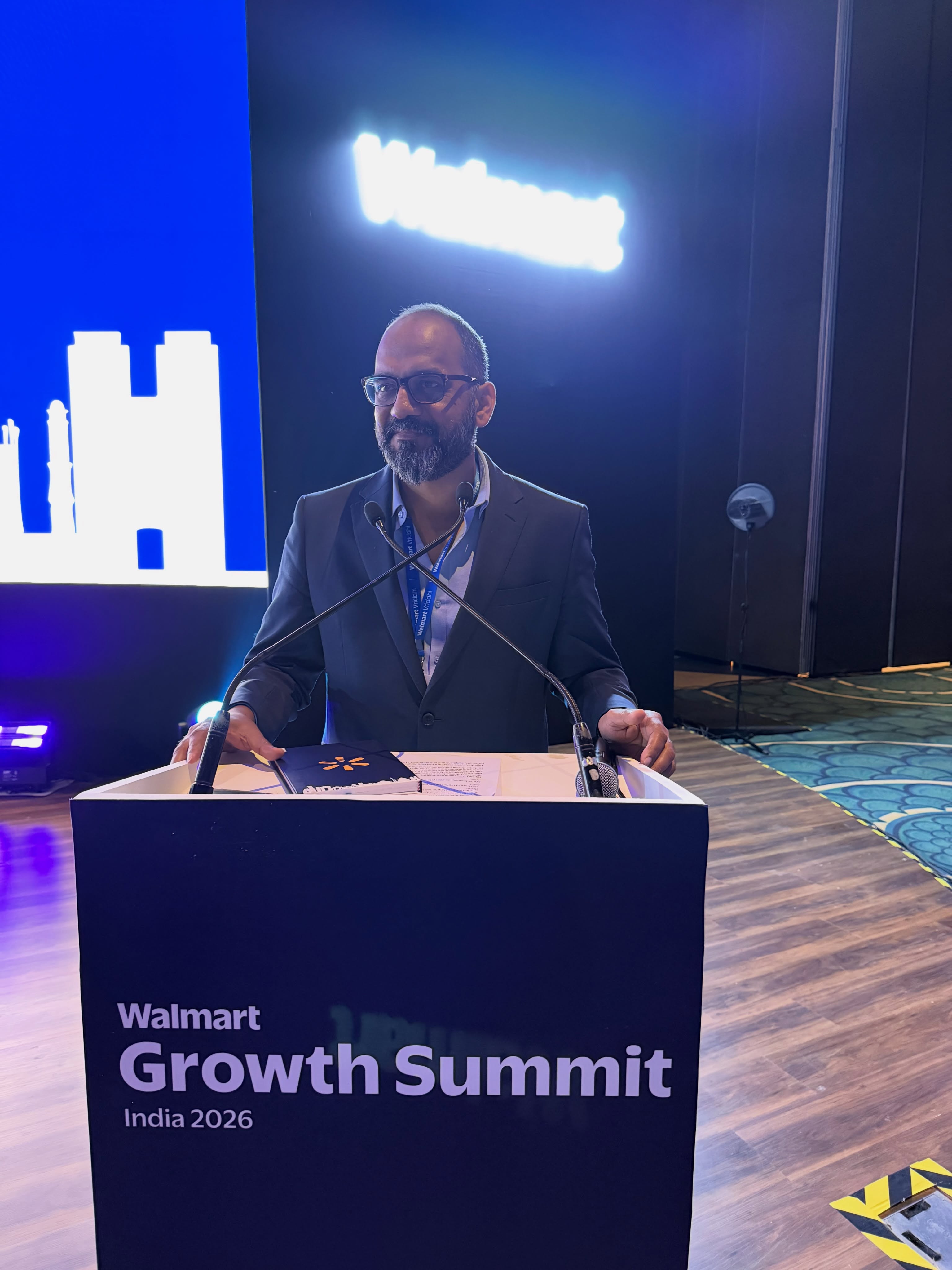 Vijay Sharma at Walmart Growth Summit India 2026